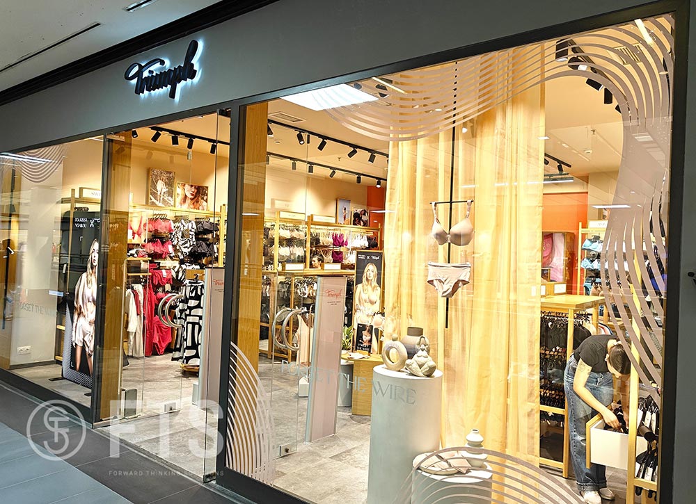 Ανακαίνιση καταστήματος της TRIUMPH στο MEDITERRANEAN COSMOS στην Θεσσαλονίκη από την FTS HELLAS